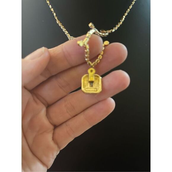 Christian Dior Blue Stoned Necklace - Picture 3 of 5